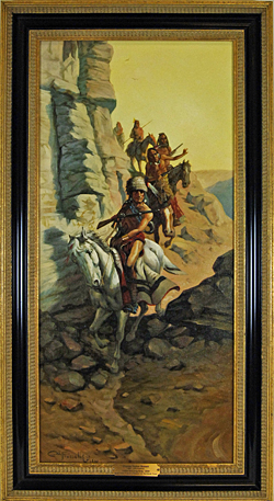 Indian Scouting Party  by Charles Marion Russell